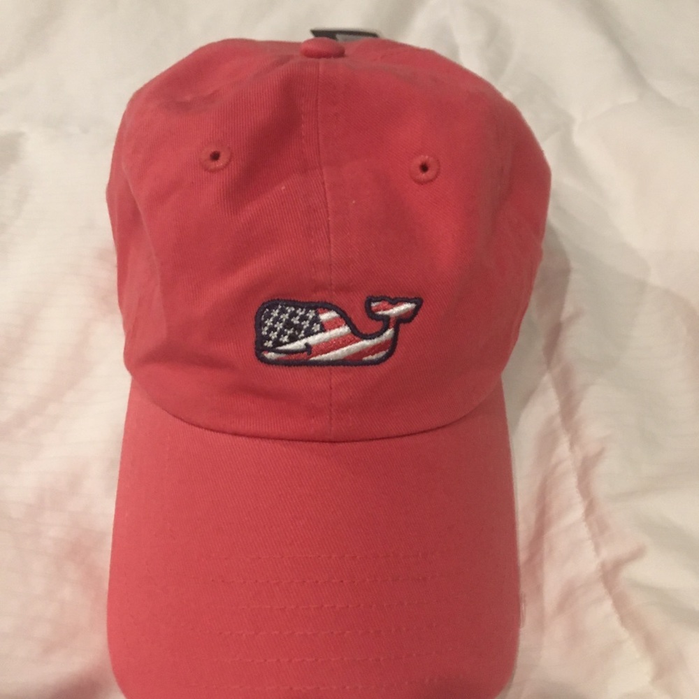 Vineyard Vines Hat Adjustable Coral Casual Mens